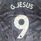 G.JESUS 9 Arsenal 2022/2023 Away Football Shirt Large