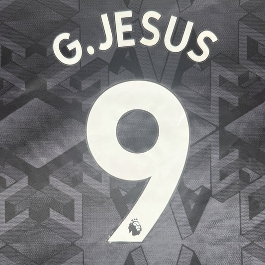 G.Jesus 9 Arsenal 2022/2023 Away Football Shirt XXL