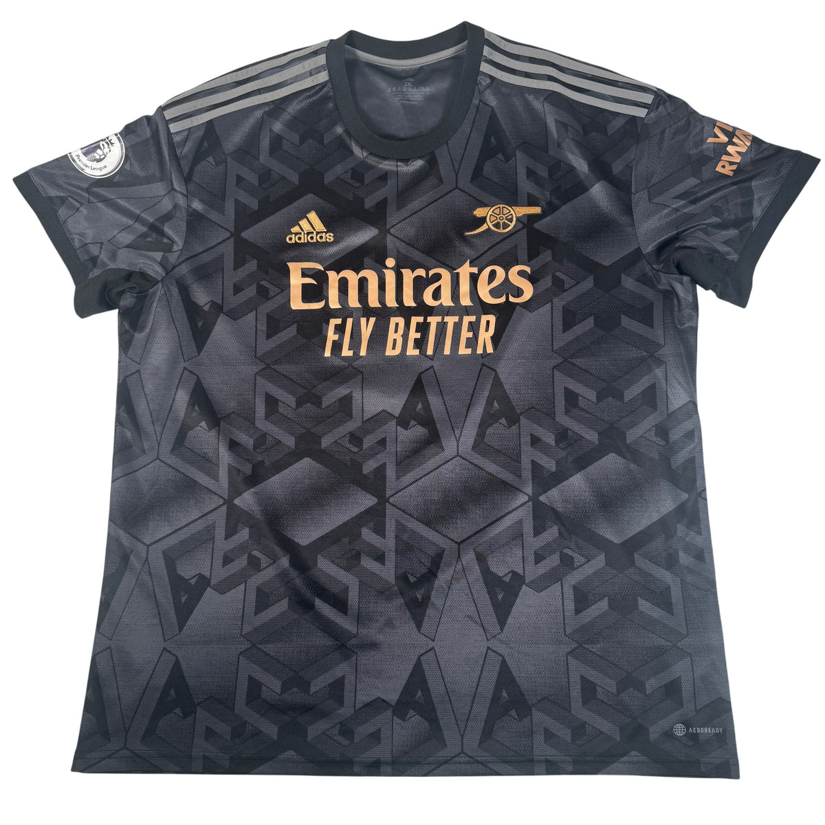 G.Jesus 9 Arsenal 2022/2023 Away Football Shirt XXL