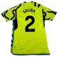 SALIBA 2 Arsenal 2023/2024 Away Football Shirt Medium