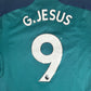 Arsenal 2023/2024 Third Shirt Large - G. JESUS 9