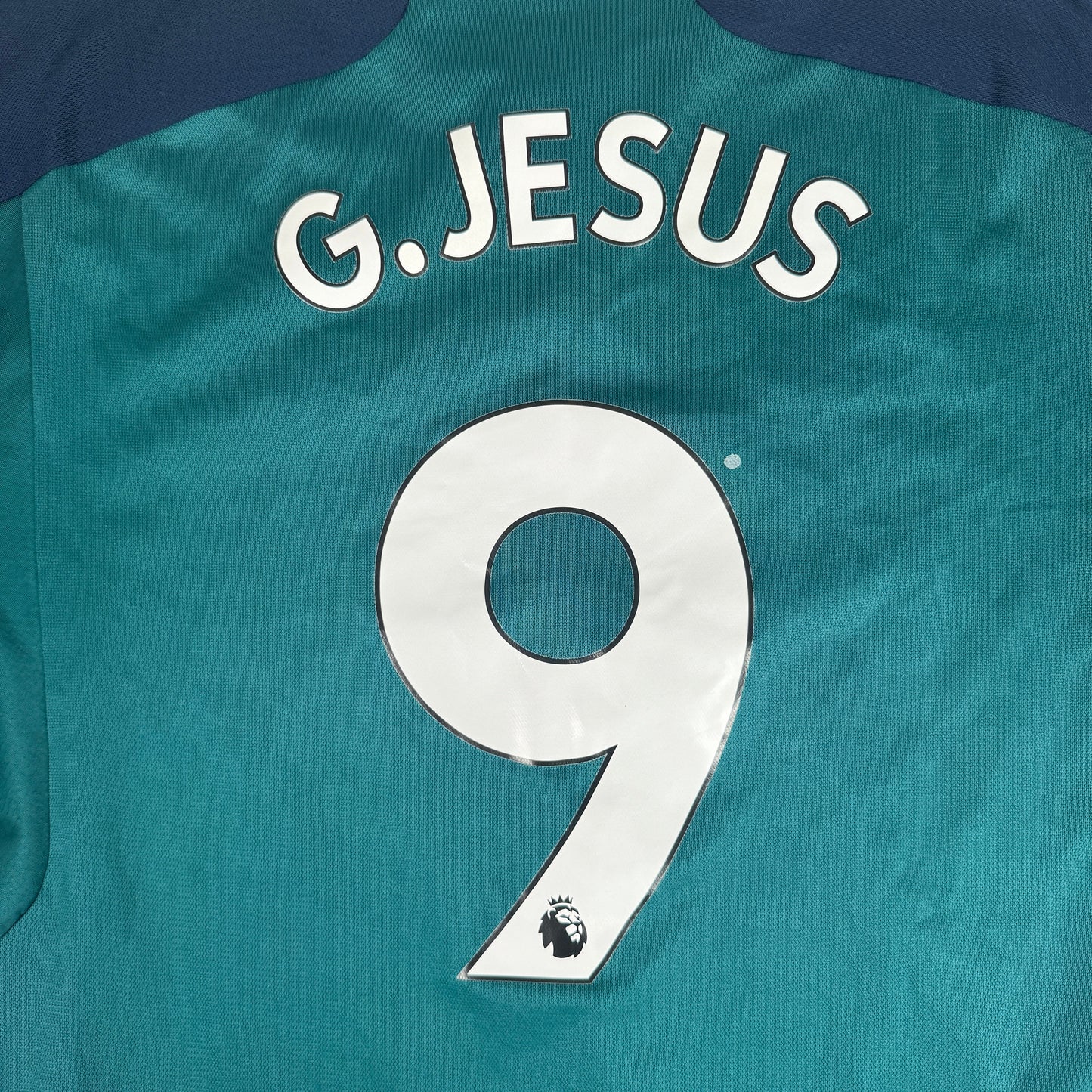 Arsenal 2023/2024 Third Shirt Large - G. JESUS 9