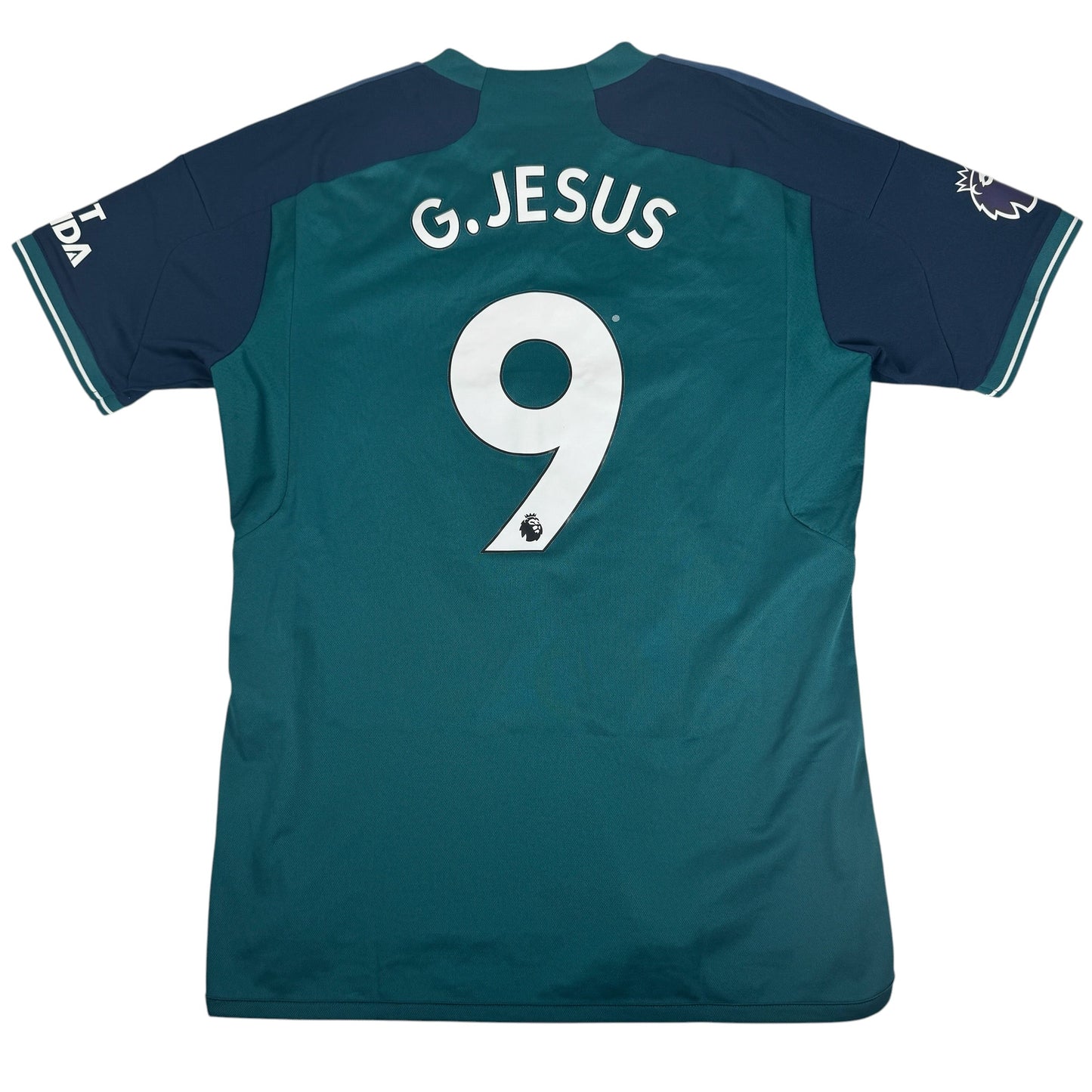 Arsenal 2023/2024 Third Shirt Large - G. JESUS 9