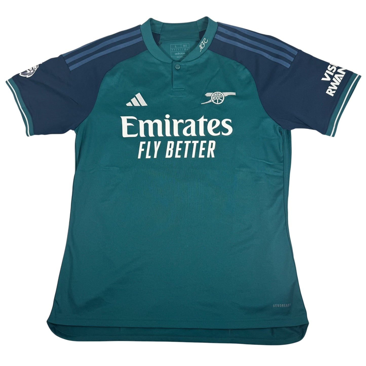 Arsenal 2023/2024 Third Shirt Large - G. JESUS 9