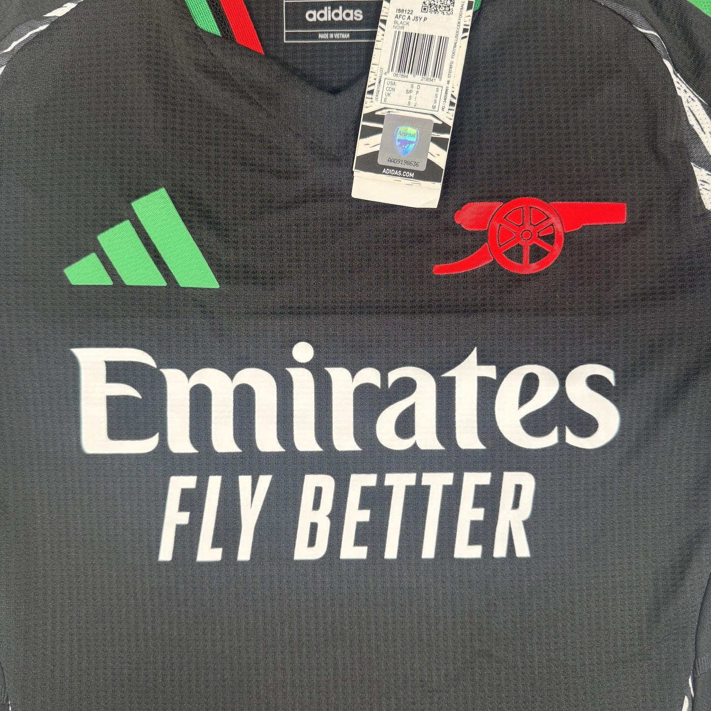 Arsenal 2024/2025 Away Player Spec HEAT.RDY Football Shirt Small BNWT