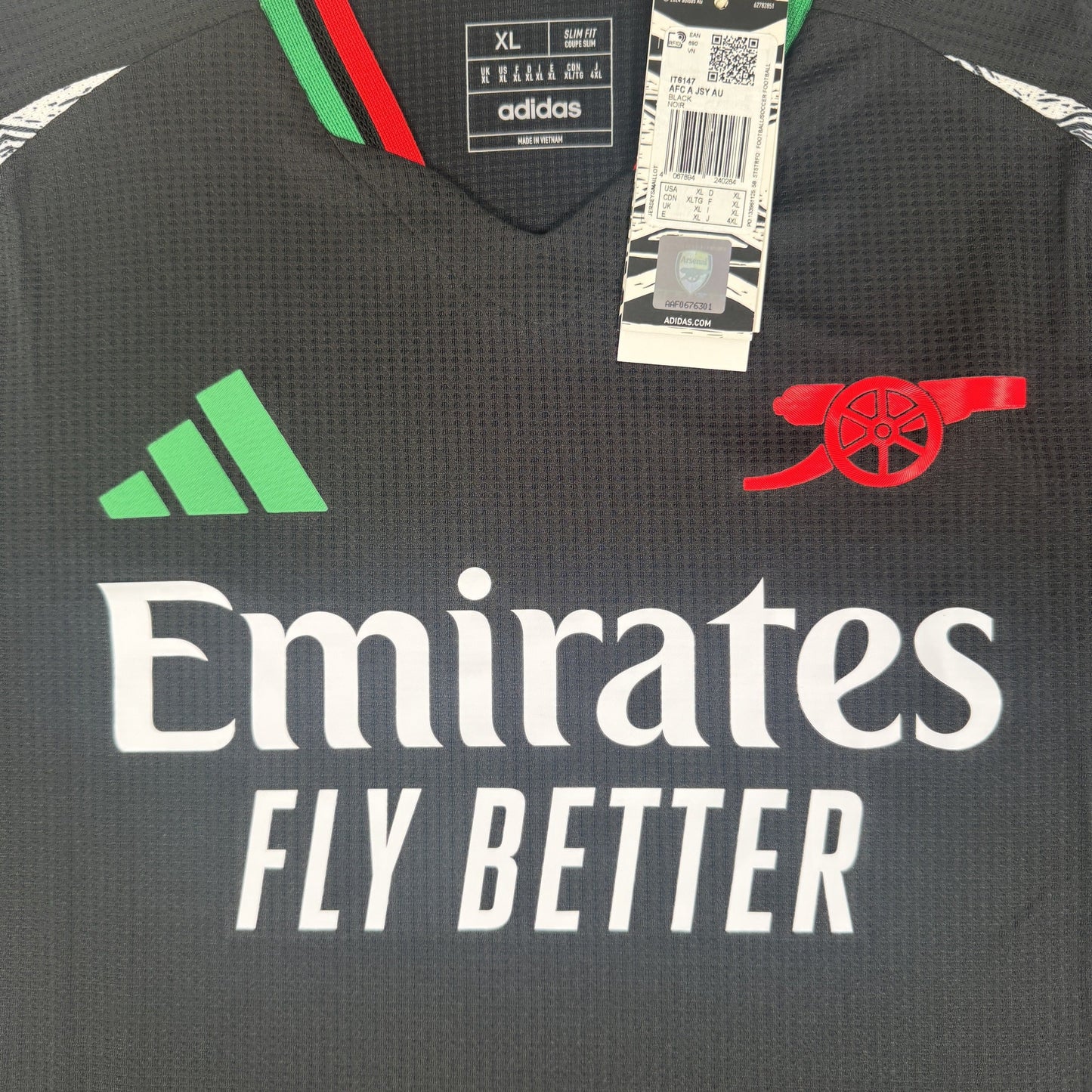Arsenal 2024/2025 Away HEAT.RDY Football Shirt XL BNWT