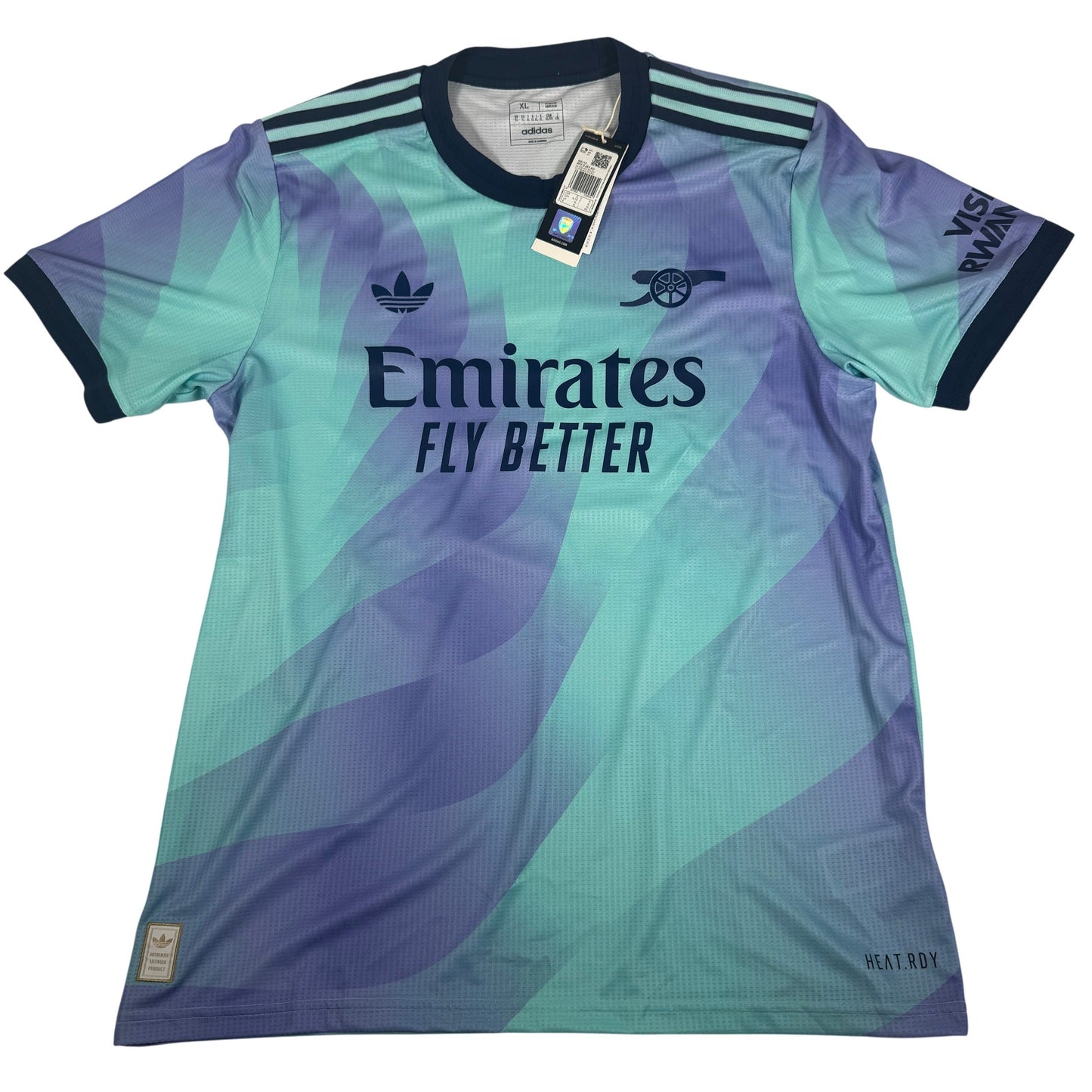 Arsenal 2024/2025 Third HEAT.RDY Shirt XL BNWT Saliba 2