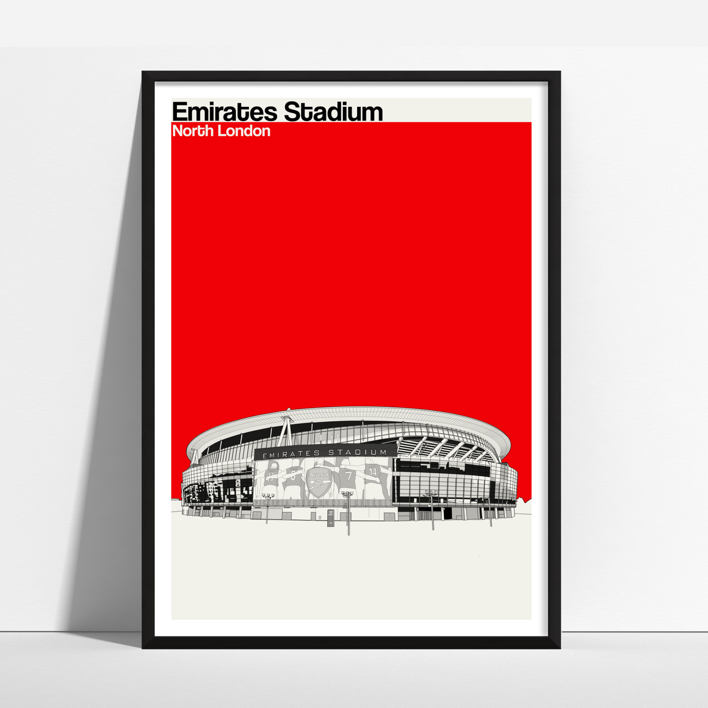 Arsenal FC Art Print of Emirates Stadium