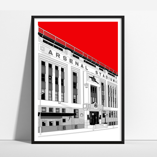 Arsenal FC Art Print of Highbury
