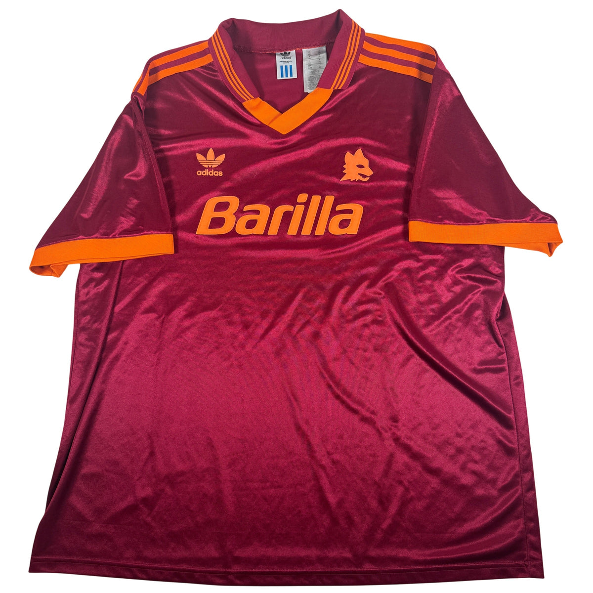 AS Roma 1993/1994 Reissue Home Football Shirt XXL