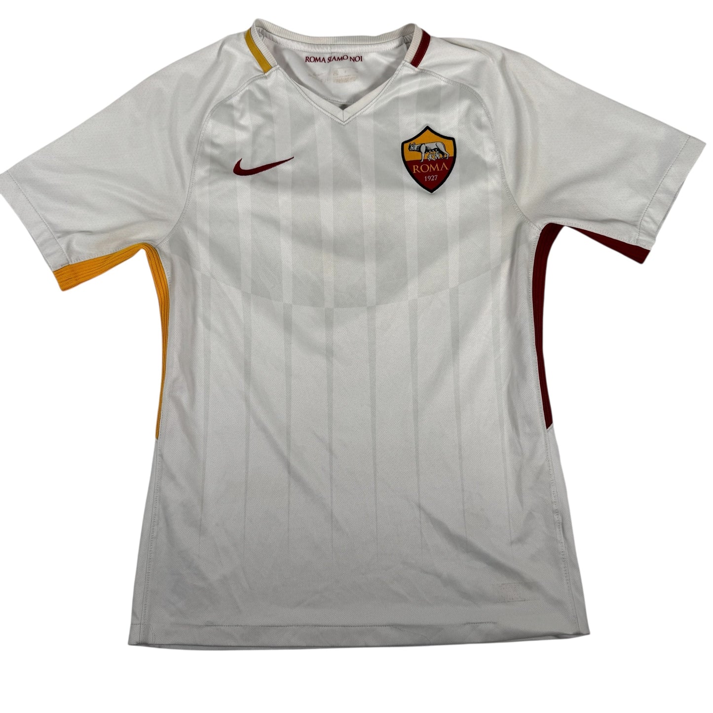 AS Roma 2017/2018 Away Football Shirt Small