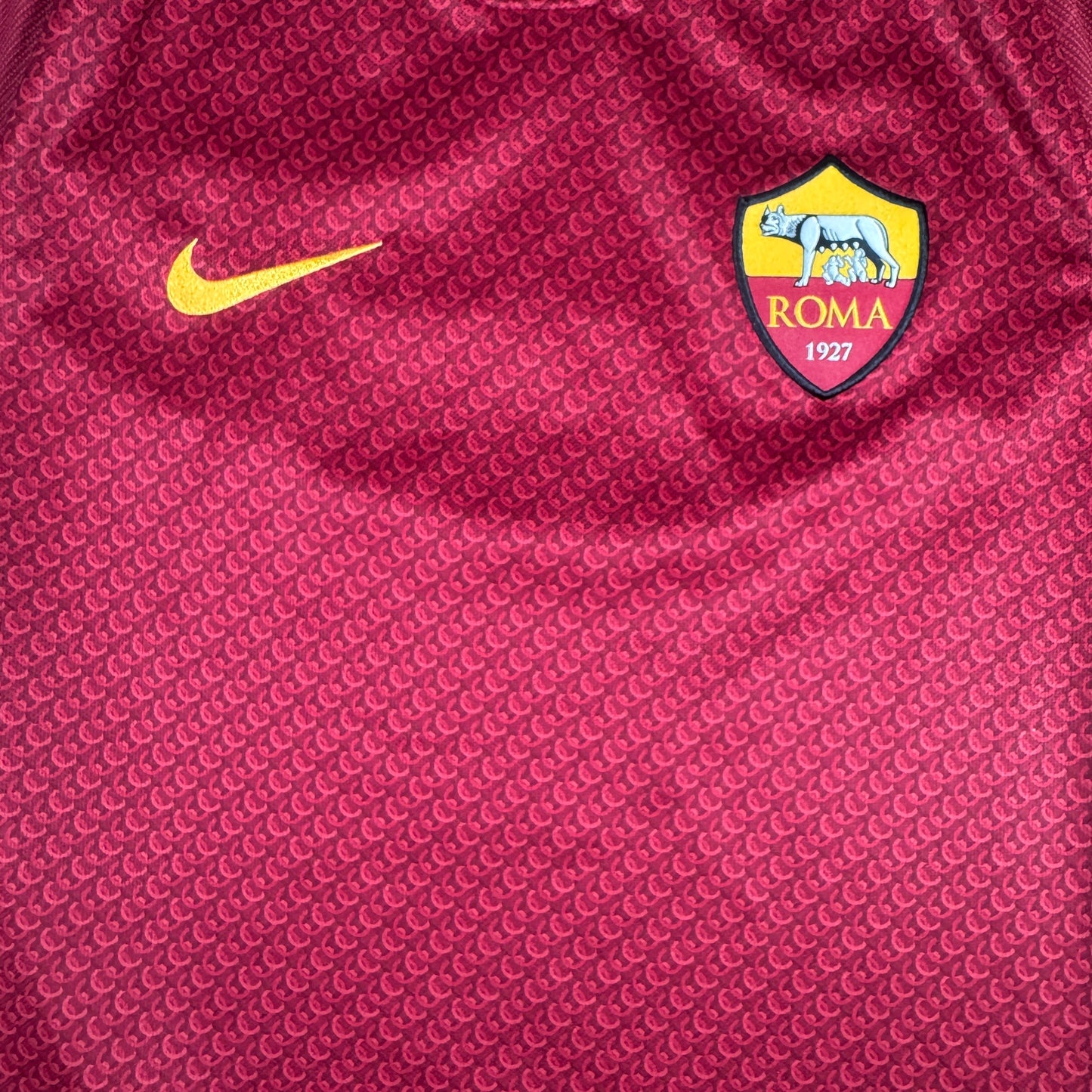 AS Roma 2018/2019 Home Football Shirt Small