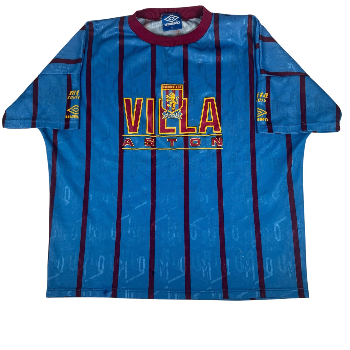 Aston Villa 1992/1993 Training Football Shirt XL