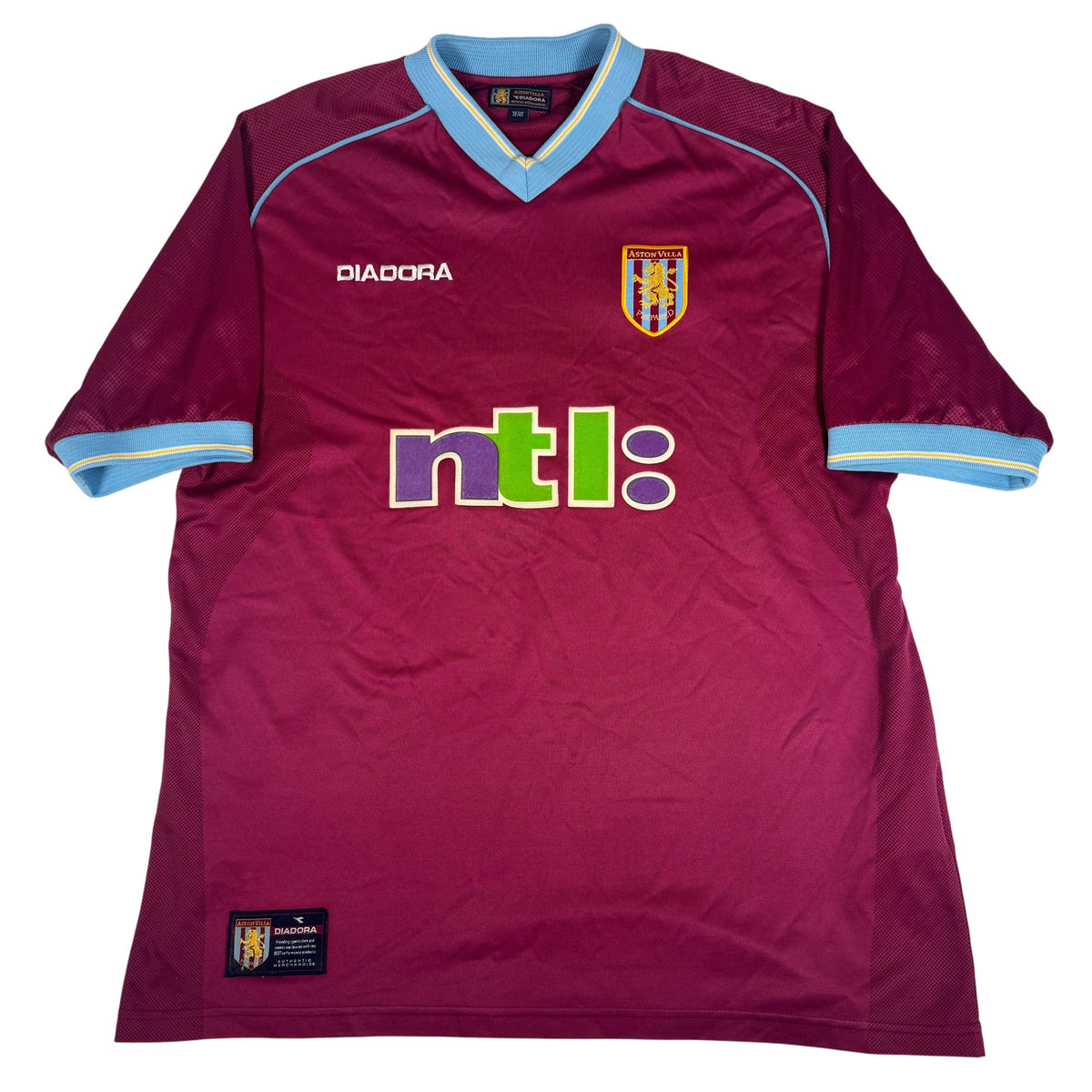 Aston Villa 2001/2002 Home Shirt Medium