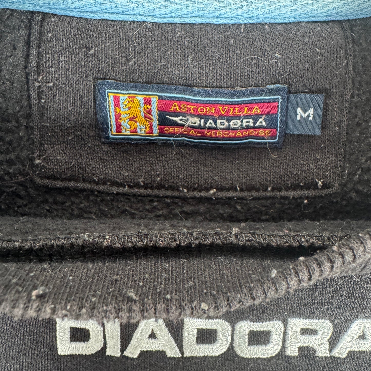 Aston Villa 2002/2003/2004 Diadora Training Sweatshirt Jumper Medium