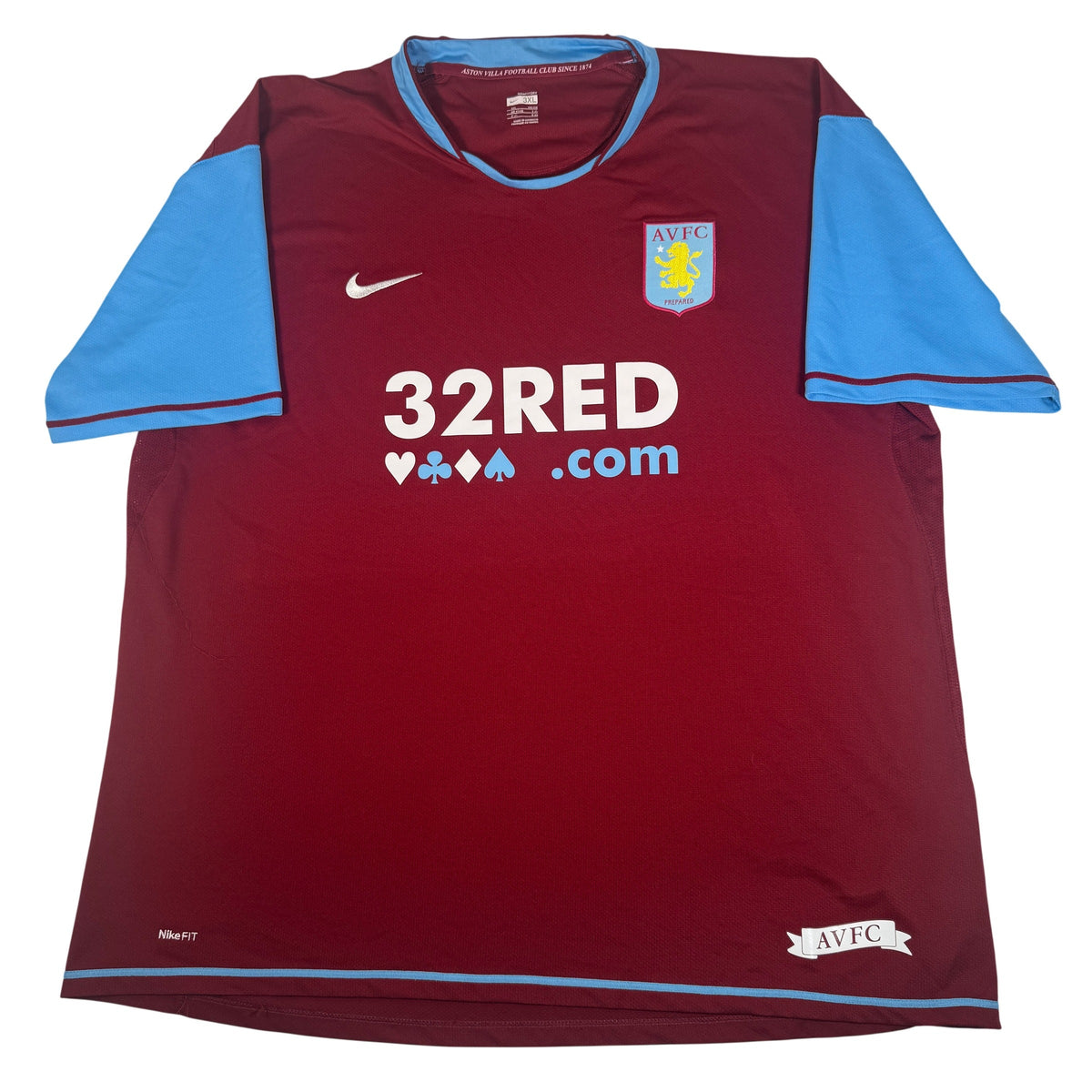 Aston Villa 2007/2008 Home Football Shirt 3XL