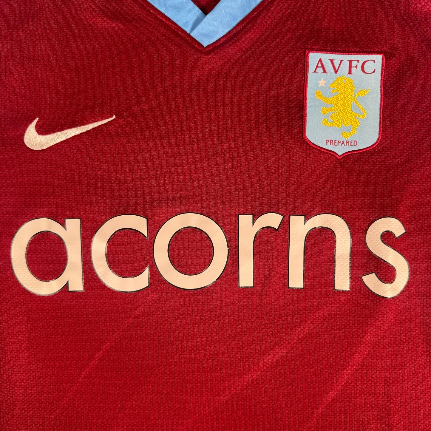 Aston Villa 2008/2009 Home Football Shirt Medium