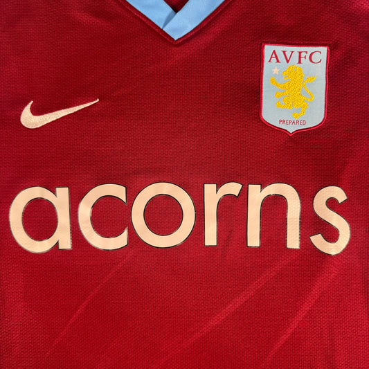 Aston Villa 2008/2009 Home Football Shirt Medium