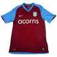 Aston Villa 2008/2009 Home Football Shirt Medium