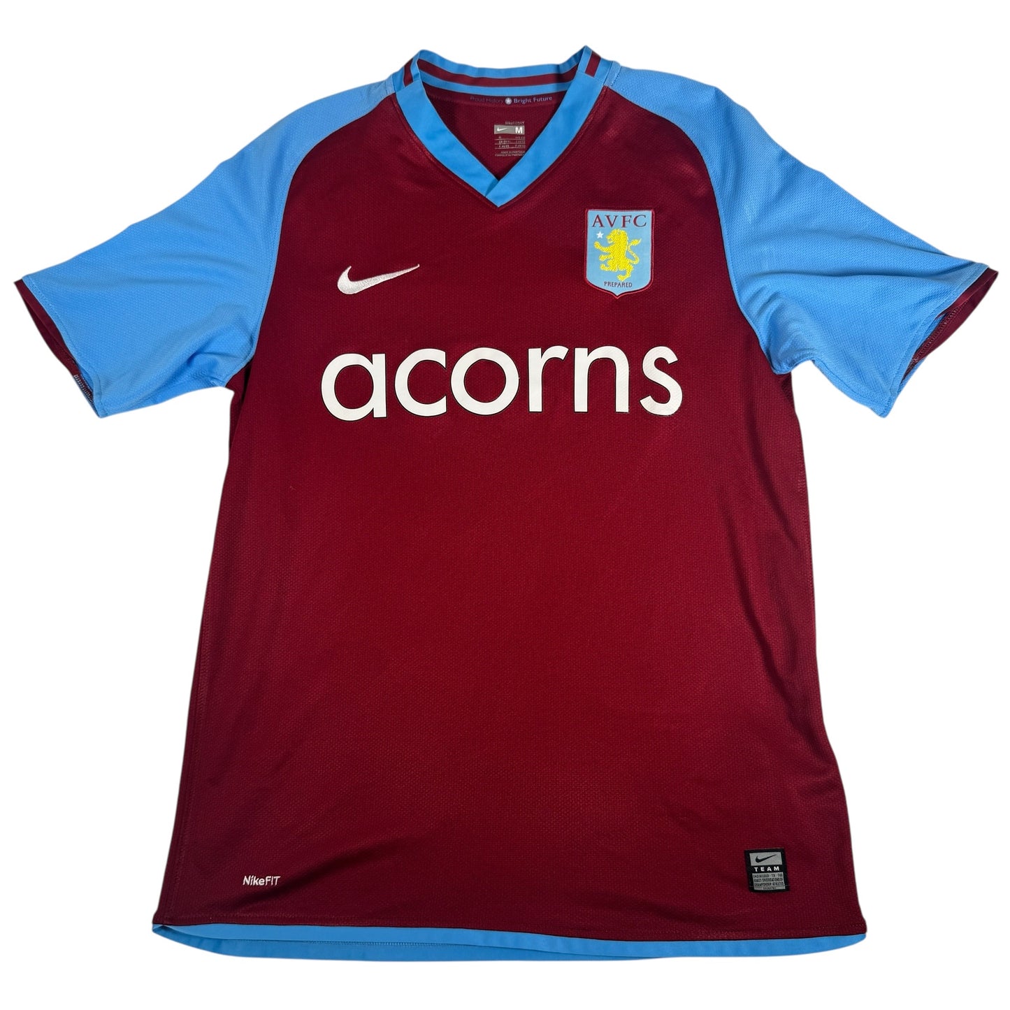 Aston Villa 2008/2009 Home Football Shirt Medium