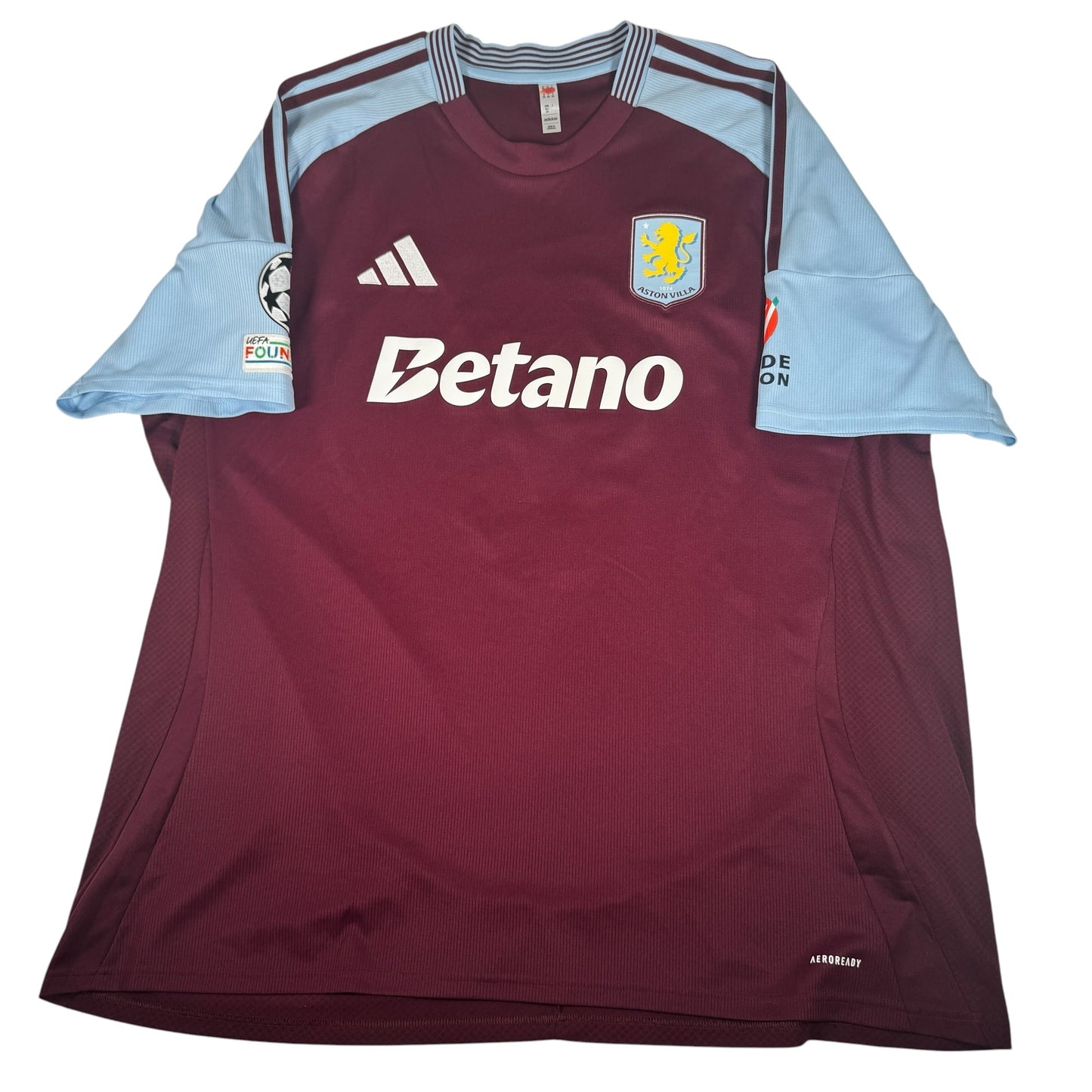 MINGS 5 Aston Villa 2024/2025 Home Football Shirt 3XL