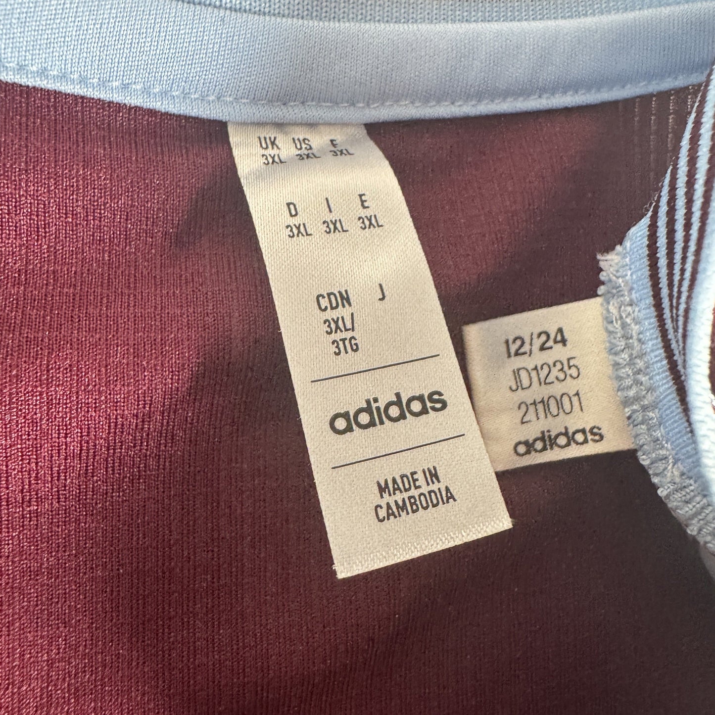 Aston Villa 2024/2025 Home Shirt 3XL