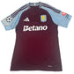 Aston Villa 2024/2025 Home Football Shirt Medium
