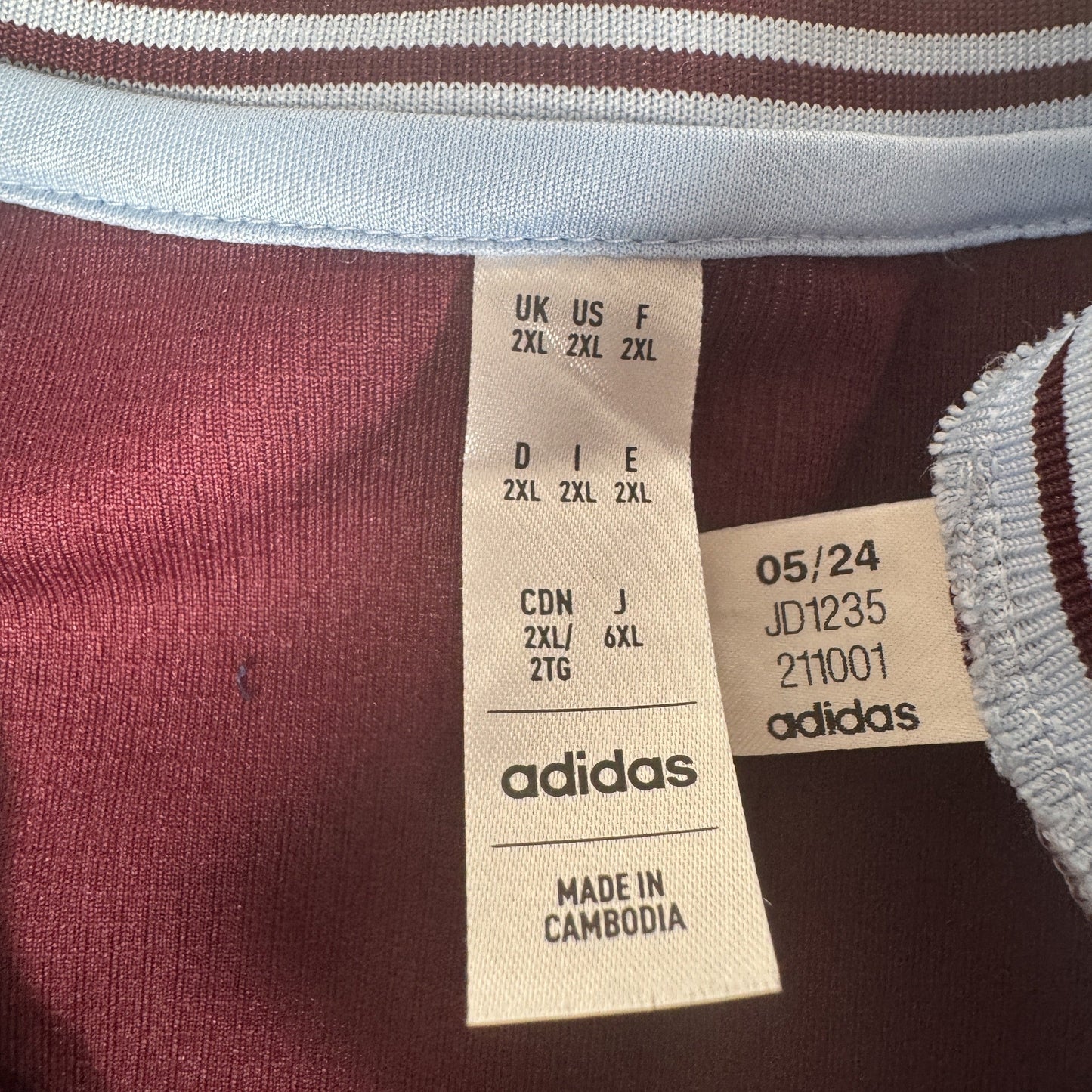 Aston Villa 2024/2025 Home Shirt XXL