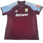 Aston Villa 2025/2026 Home Football Shirt 2XL
