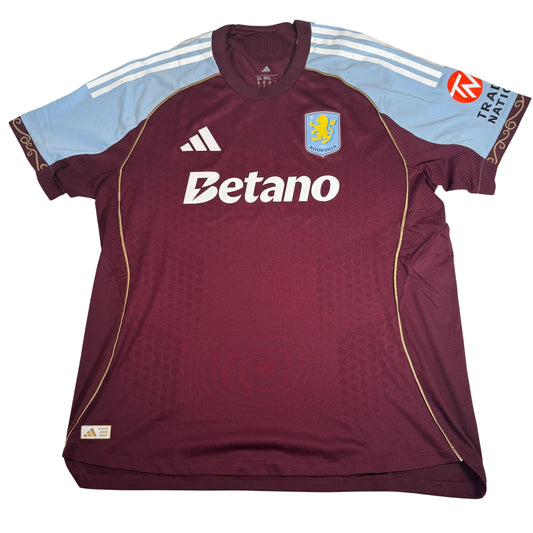 Aston Villa 2025/2026 Home Player Spec Shirt 3XL