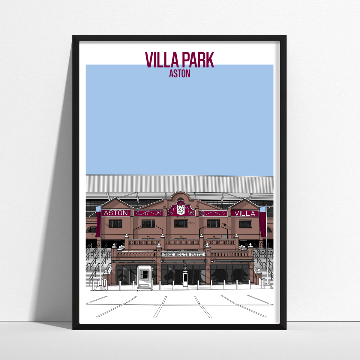 Aston Villa, Villa Park Art Print