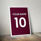 Personalised Football Shirt Print