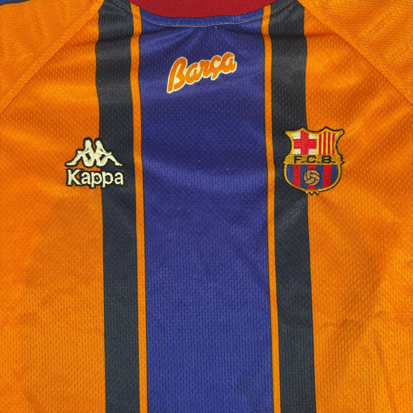 Barcelona 1997/1998 Away Football Shirt Large