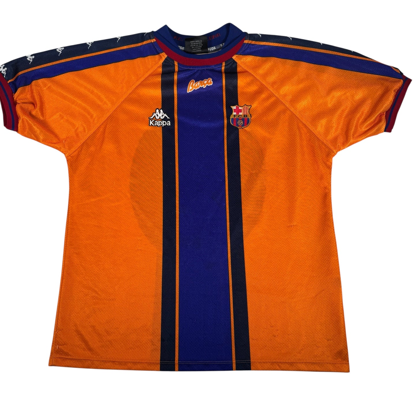 Barcelona 1997/1998 Away Football Shirt Large