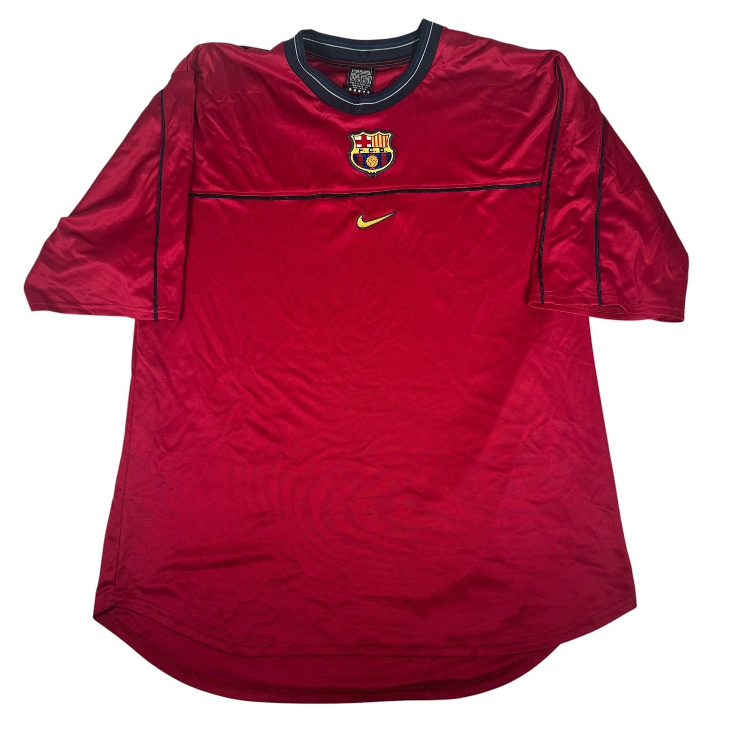 Barcelona 1998/1999/2000 Red Training Football Shirt XL