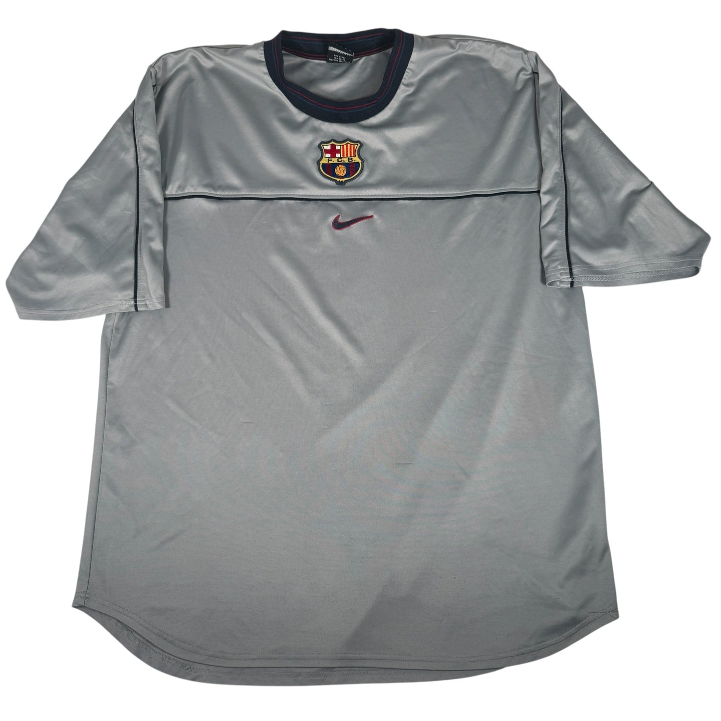 Barcelona 1998/1999/2000 Grey Training Football Shirt XL