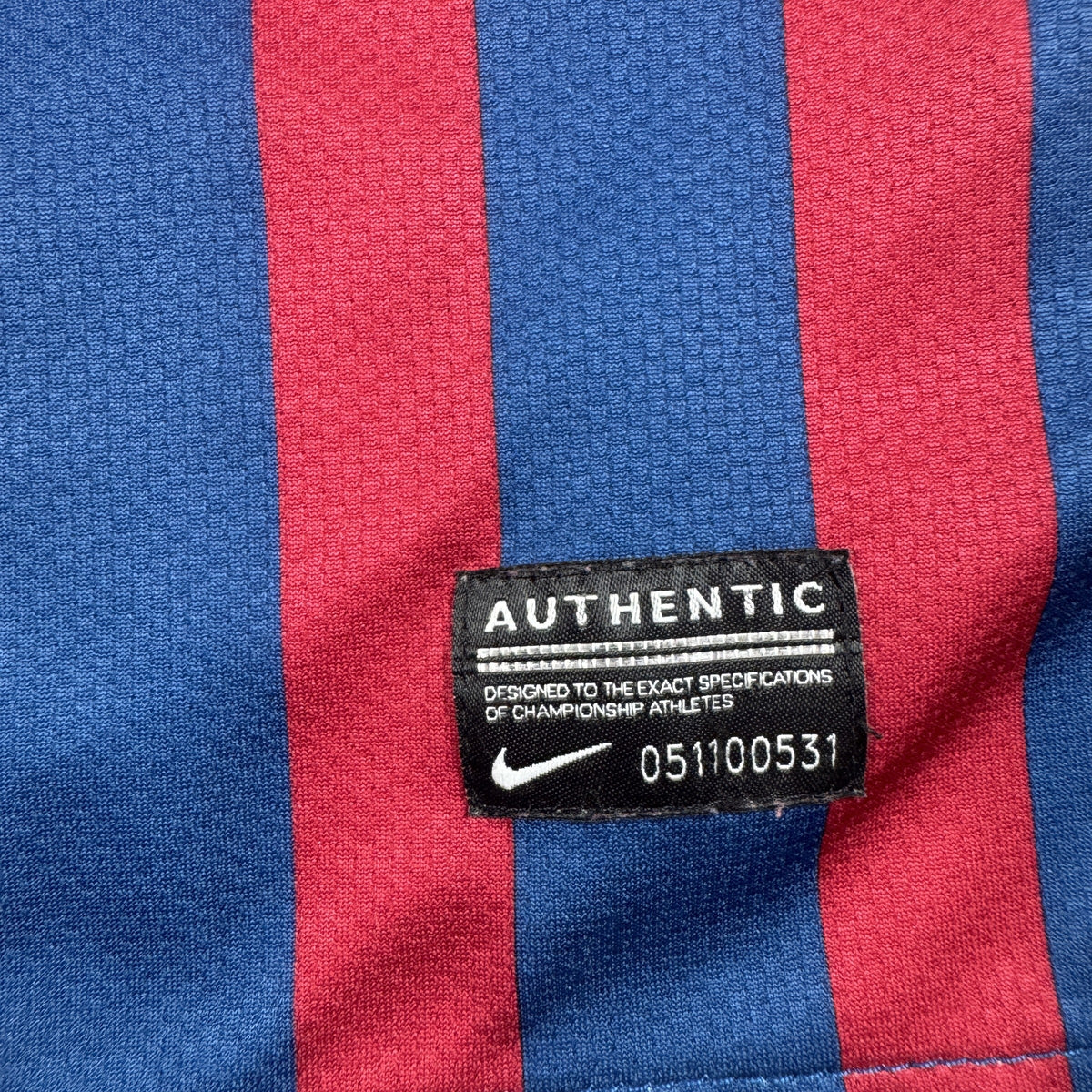 Messi 10 Barcelona 2011/2012 Home Football Shirt Large