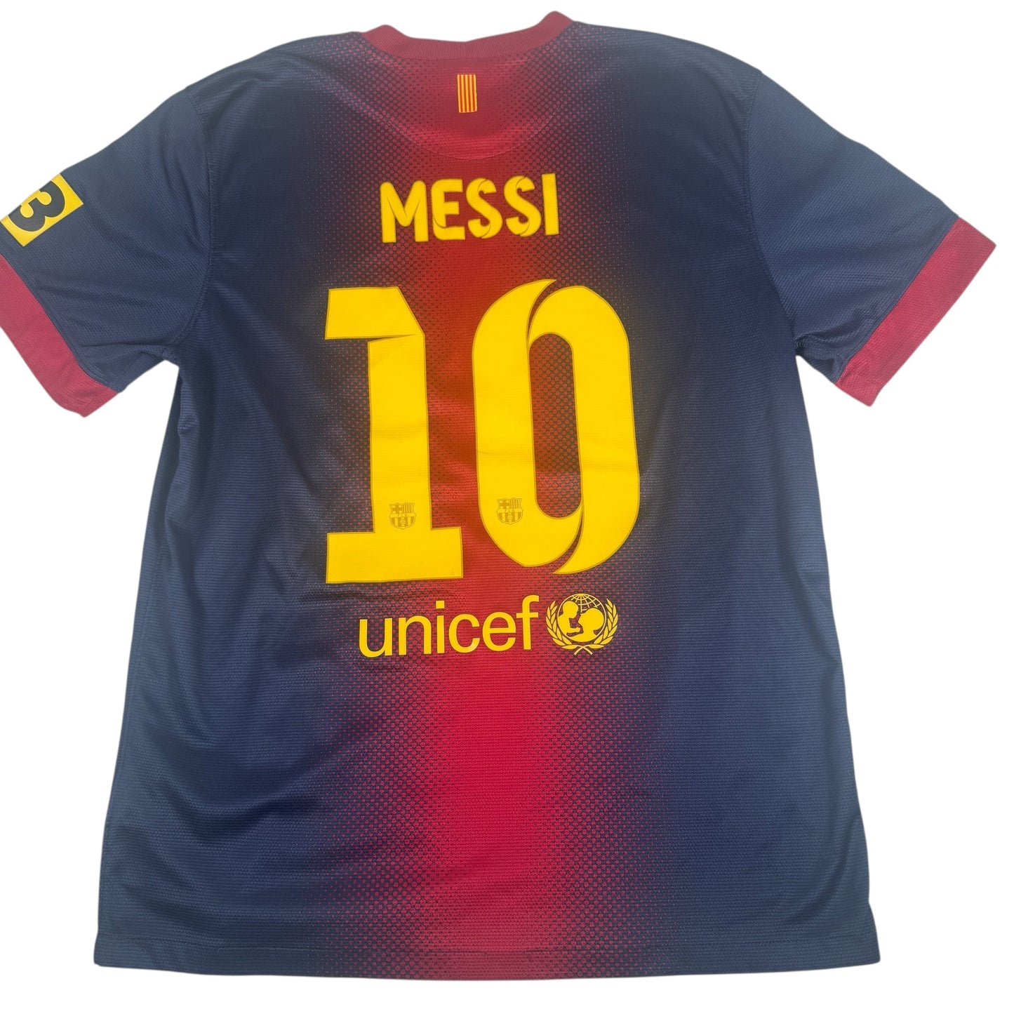 MESSI 10 Barcelona 2012/2013 Home Football Shirt Large