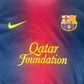 MESSI 10 Barcelona 2012/2013 Home Football Shirt Large