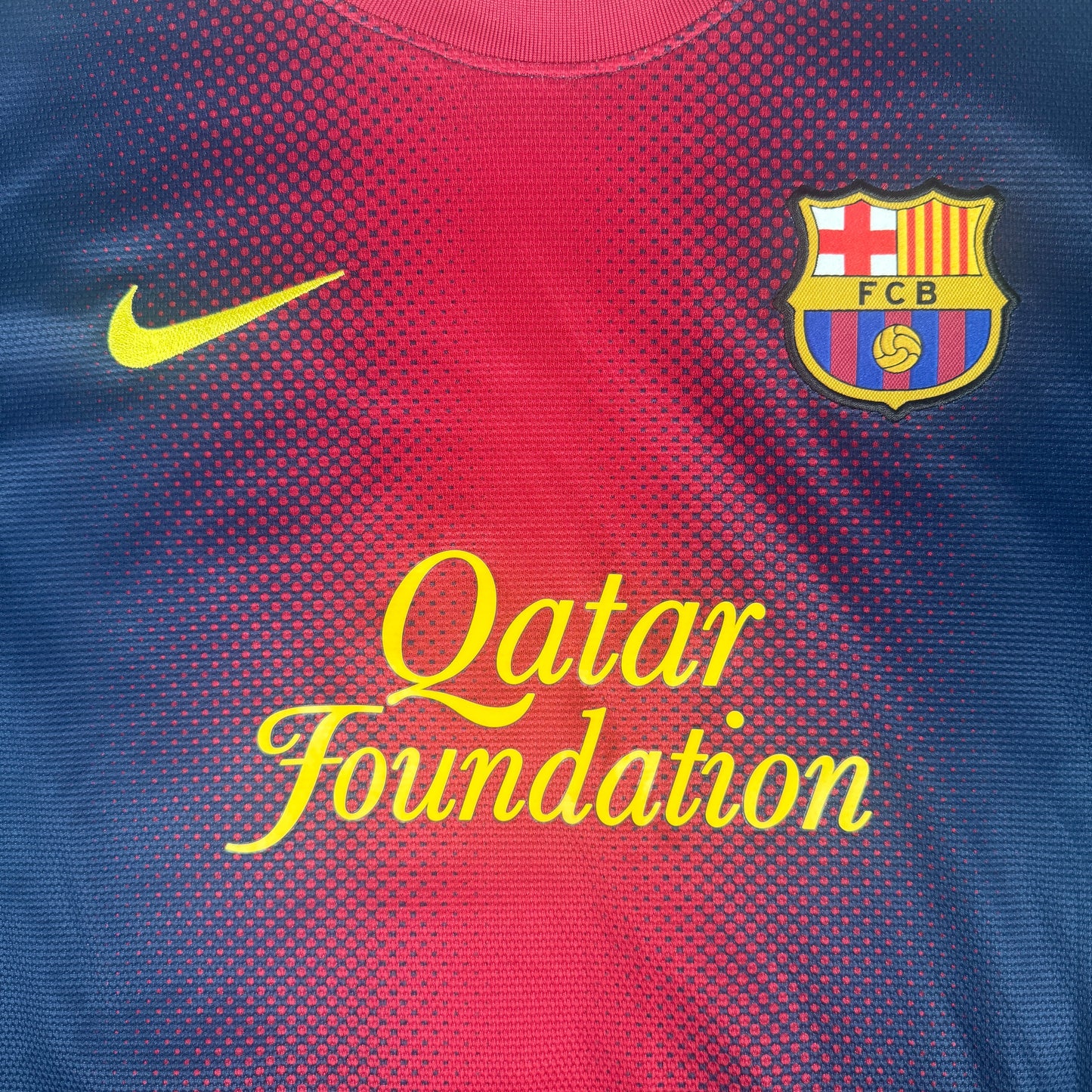 MESSI 10 Barcelona 2012/2013 Home Football Shirt Large