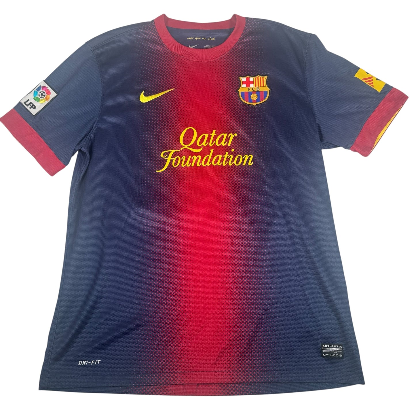 MESSI 10 Barcelona 2012/2013 Home Football Shirt Large