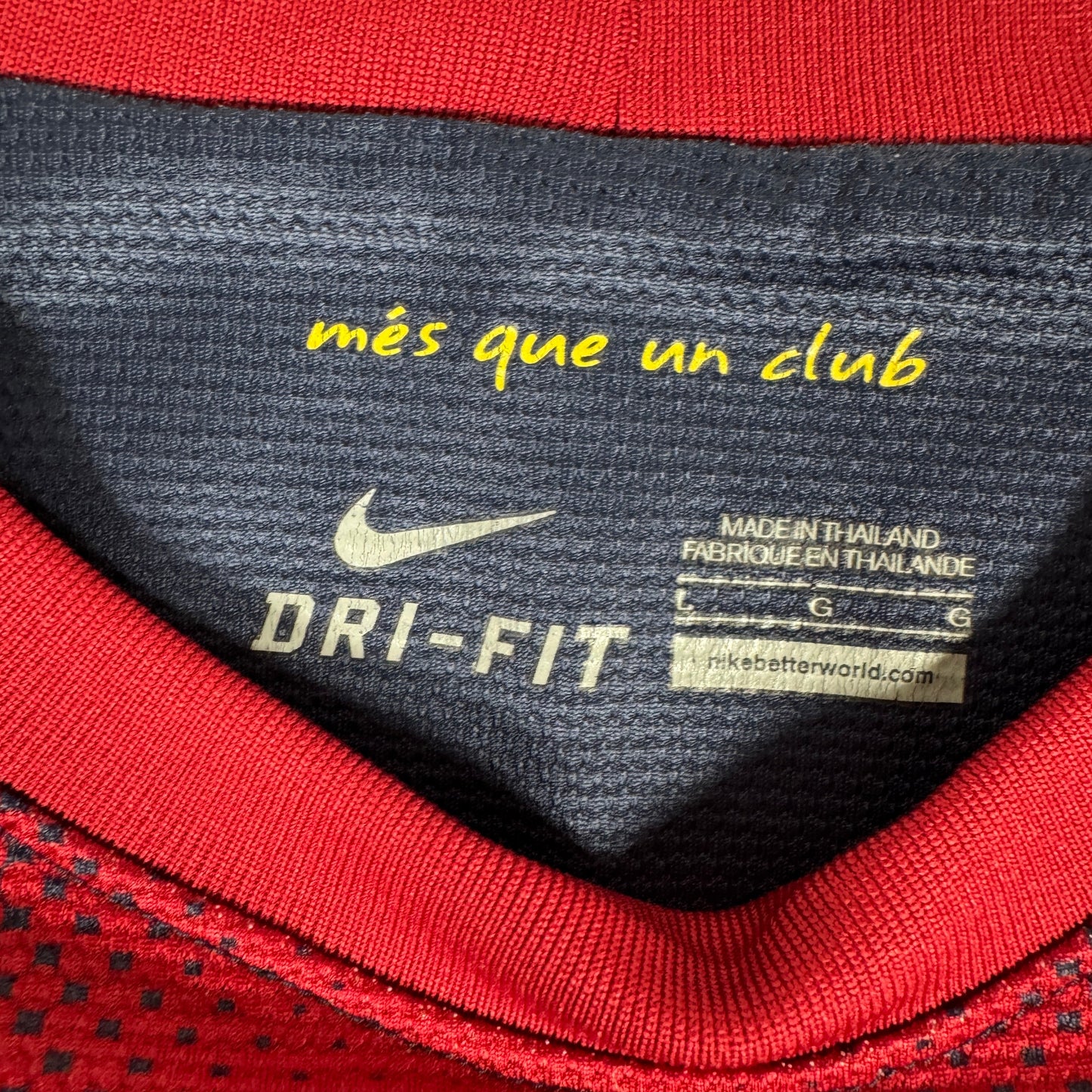 MESSI 10 Barcelona 2012/2013 Home Football Shirt Large