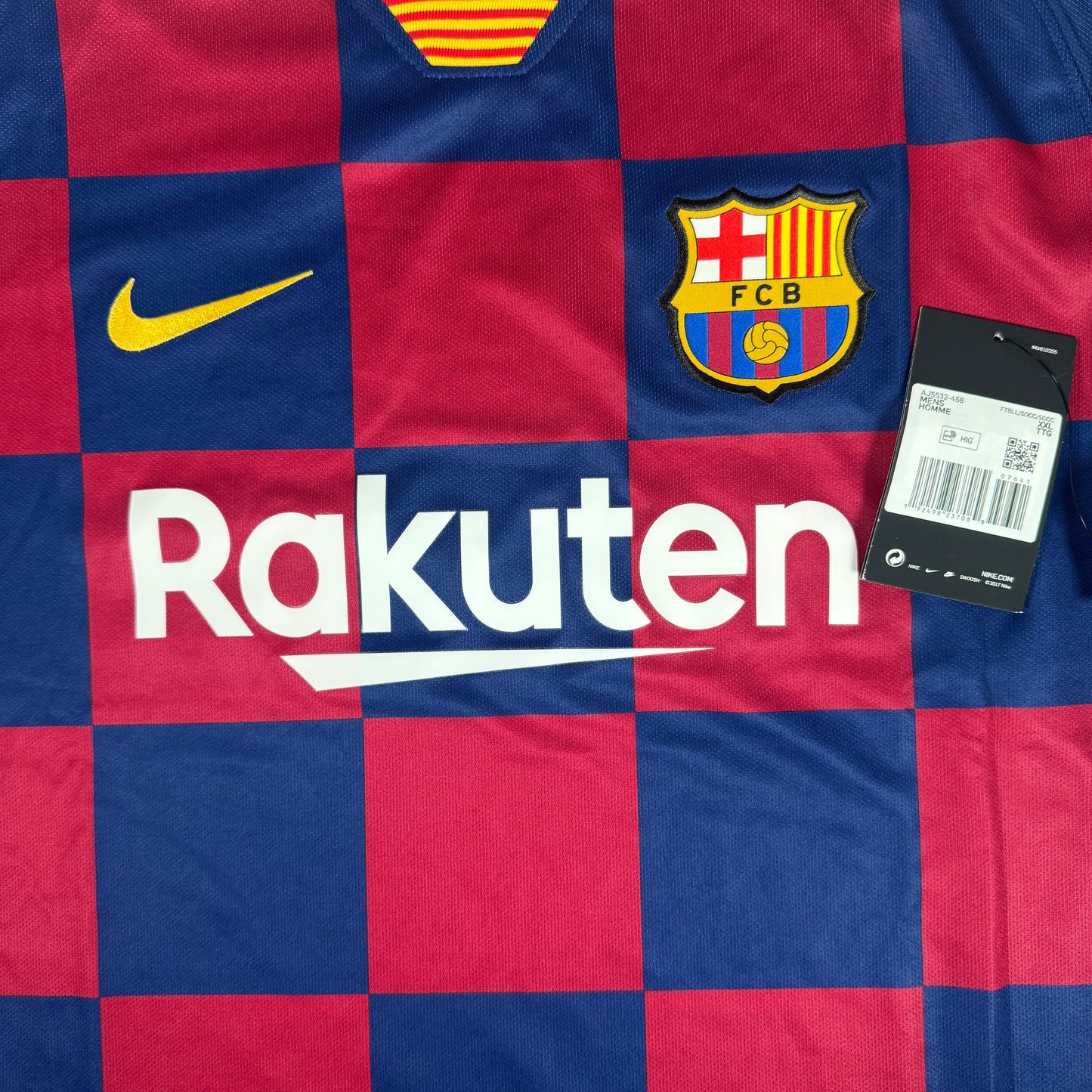 Barcelona 2019/2020 Home Shirt 2XL BNWT
