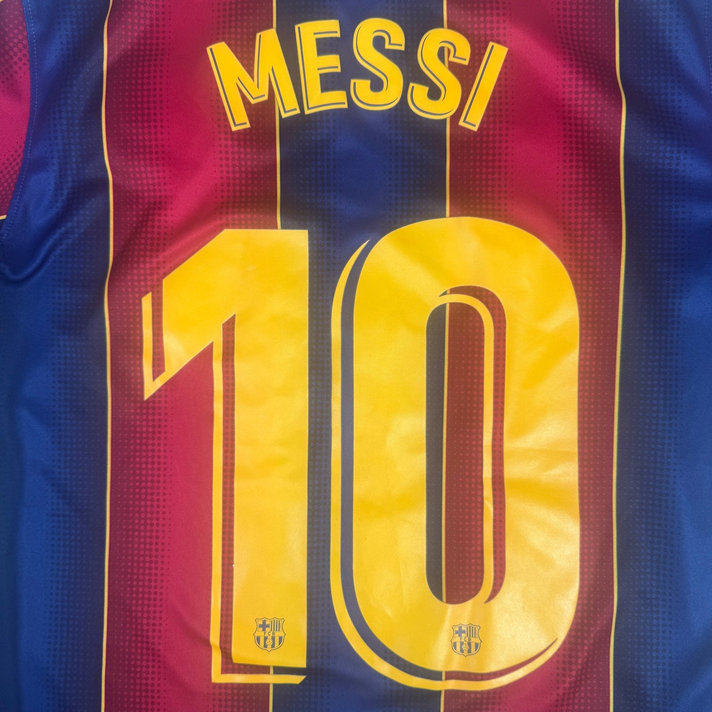 MESSI 10 Barcelona 2020/2021 Home Football Shirt Medium