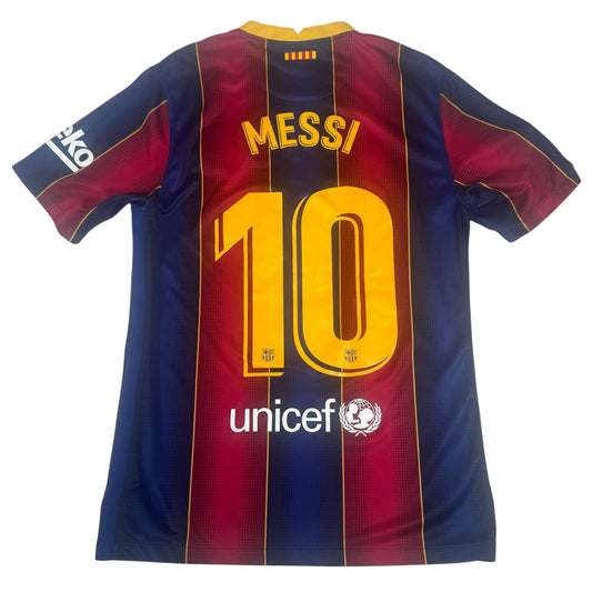Barcelona 2020/2021 Home Shirt Medium - MESSI 10