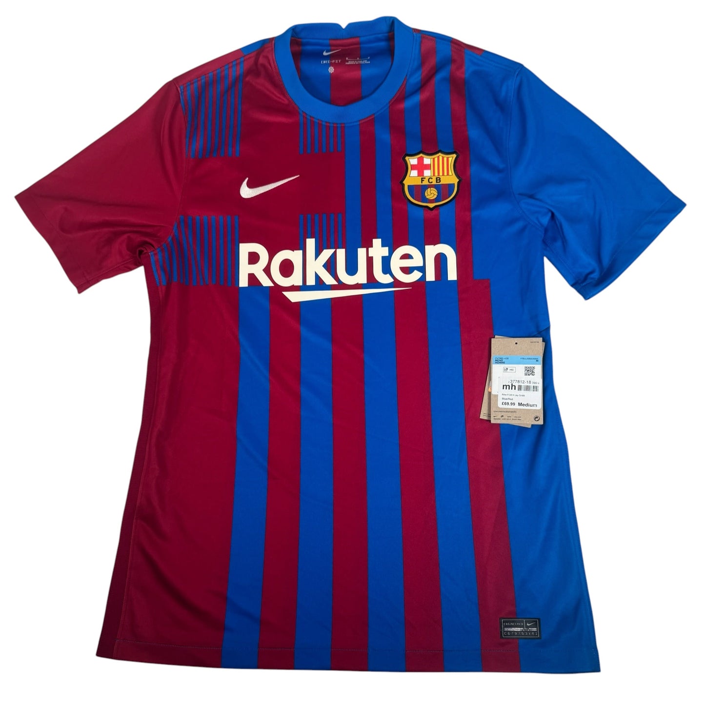 Barcelona 2021/2022 Home Football Shirt Medium BNWT
