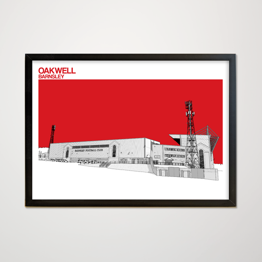 Barnsley Football Club Oakwell Stadium Art Print