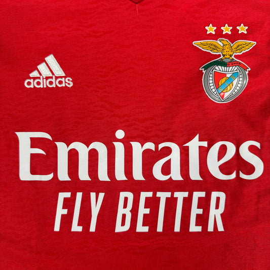 88 Benfica 2021/2022 Home Football Shirt Small