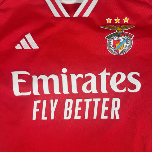 Benfica 2023/2024 Home Football Shirt Medium