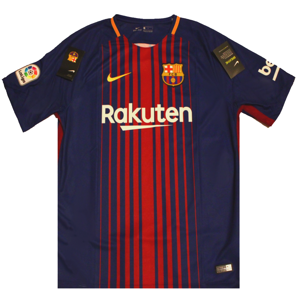 Barcelona 2017-2018 Home Football Shirt (BNWT) S